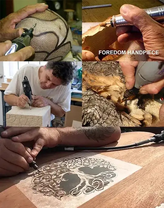 Power wood carving