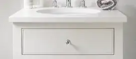 inlayed beading effect on drawer front