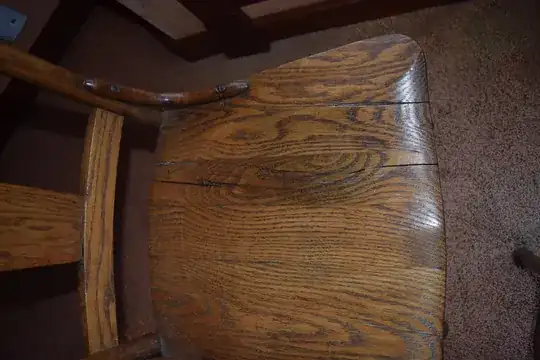 Cracks in chair