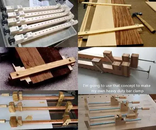 Shop-made clamps