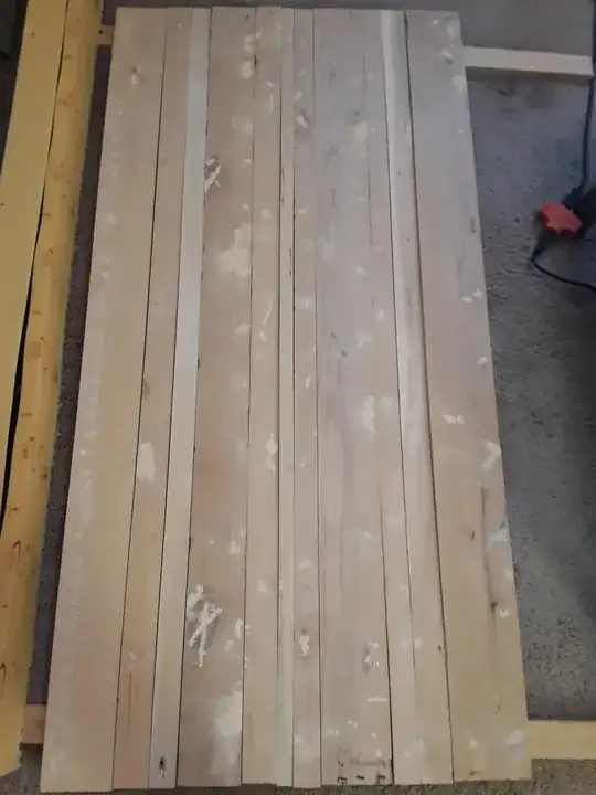 salvaged boards