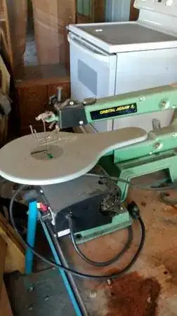 scroll saw labeled as orbital jigsaw 1