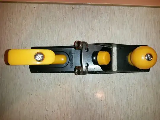 plane, top view