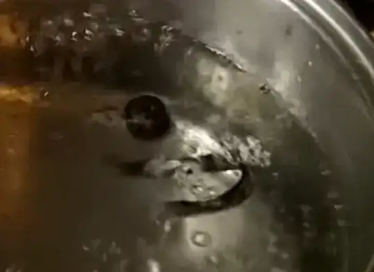 Boiling leather