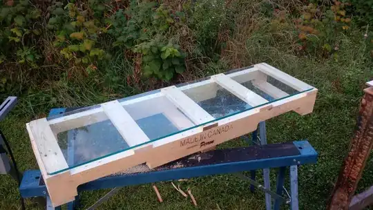 Table with glass top