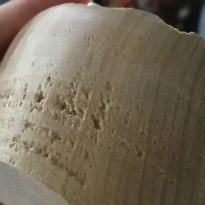 blemishes in bowl