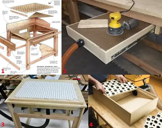 Downdraft tables