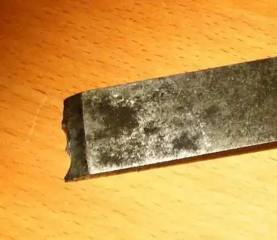 Chipped chisel