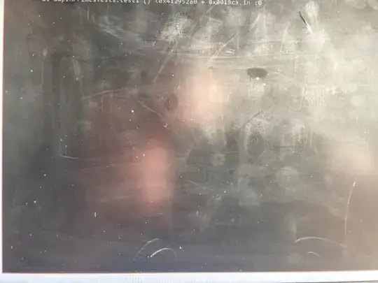My screen, where smudges normally can't be seen