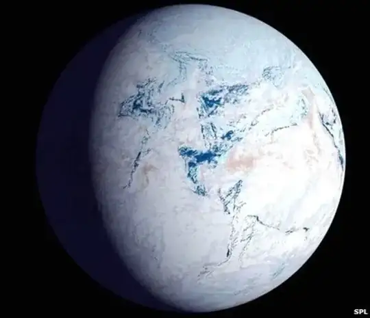 Earth 700 million years ago or so