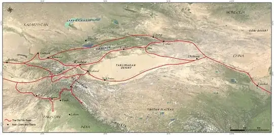 kashgar map