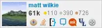 profile for matt wilkie on Stack Exchange, a network of free, community-driven Q&A sites