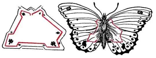 Map of a Fort Disguised as a Butterfly