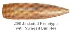 dimpled bullet