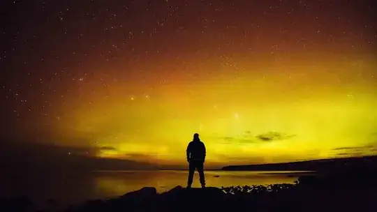 yellow aurora