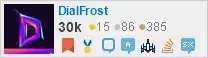 profile for DialFrost on Stack Exchange, a network of free, community-driven Q&A sites