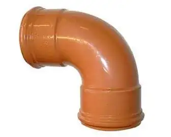 Drainage pipe bend of 87.5 degrees