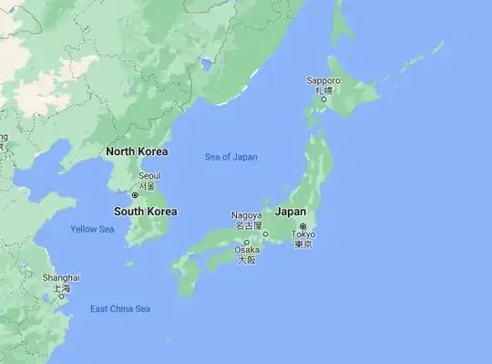 Sea of Japan