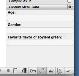 Custom metadata fields in the inspector